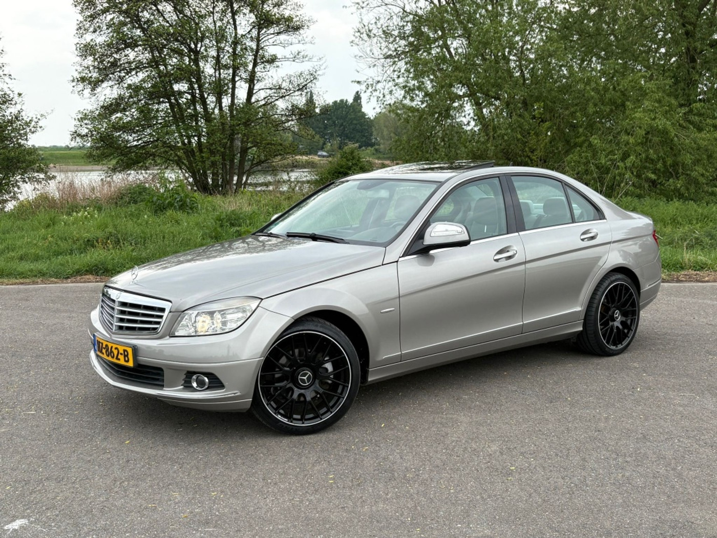 Mercedes-Benz C 180 Kompressor 180 PANO Stoelvw NAVI Elegance 2007 - voorkant