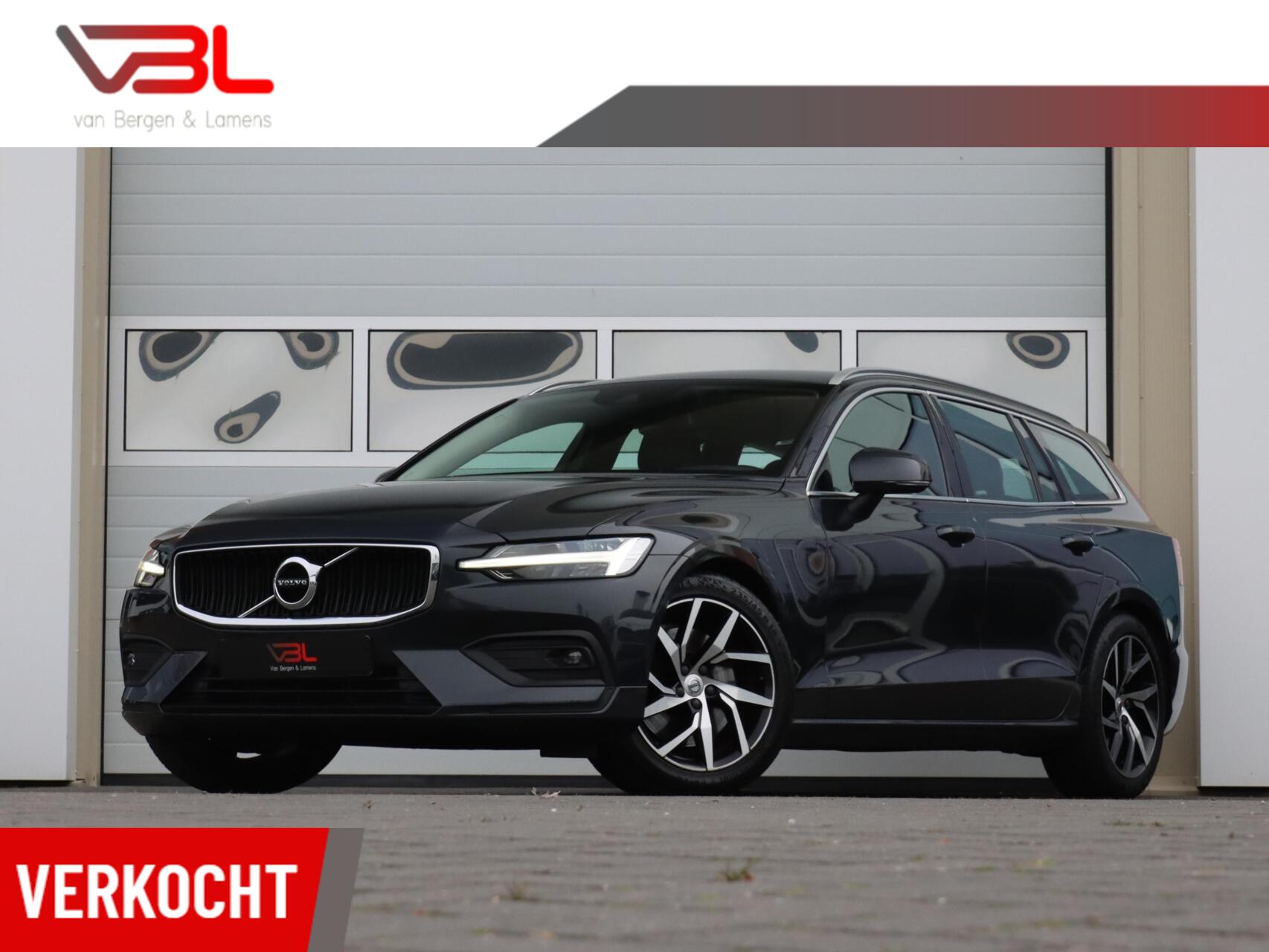 Volvo V60 2.0 T5 250PK Momentum | Trekhaak | Apple Carplay | BTW auto 2019 - voorkant