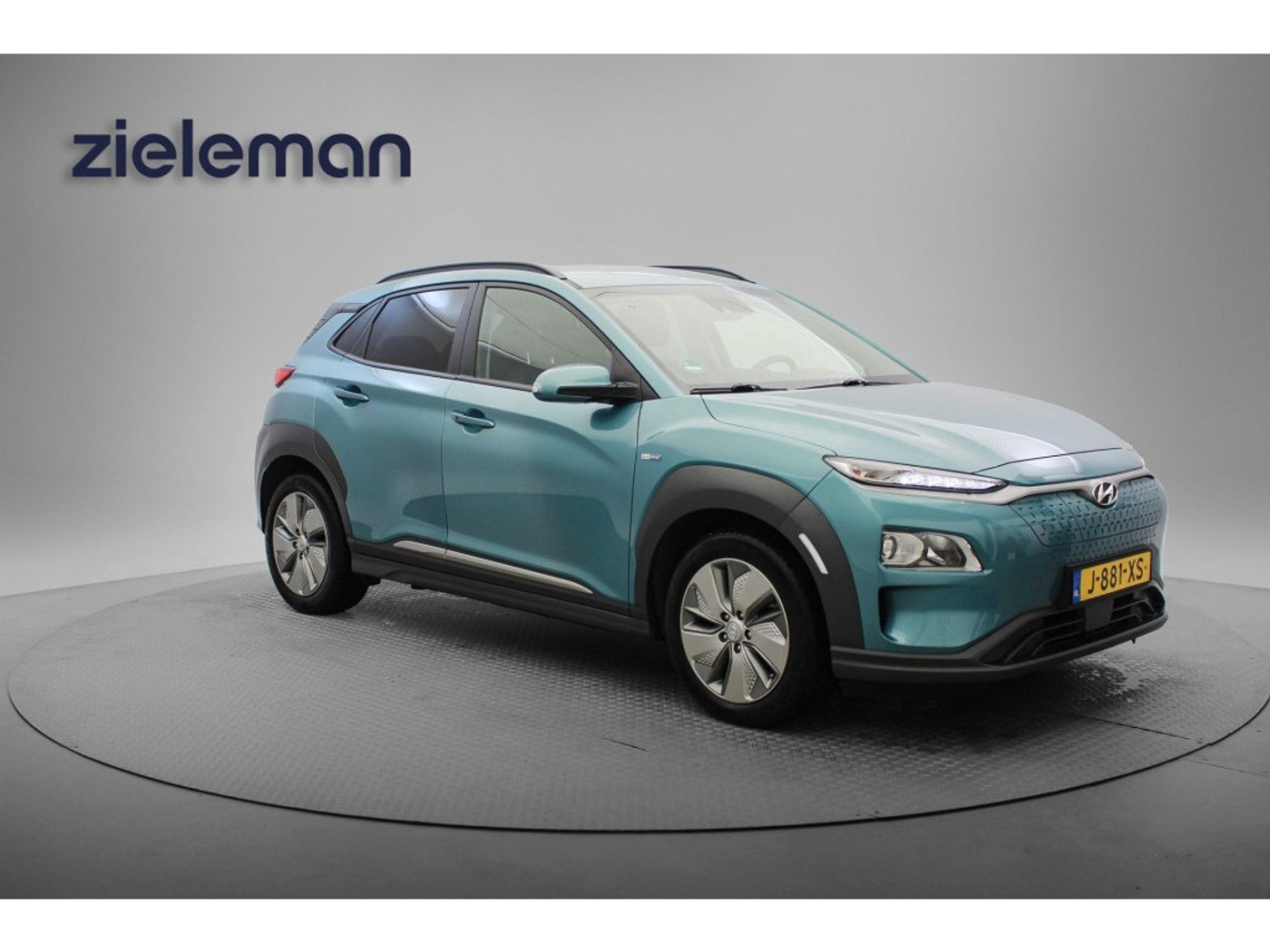 Hyundai Kona Fashion 64 kWh - Carplay, Navi, Cruise, Camera, Half Leer, Headu 2020 - voorkant