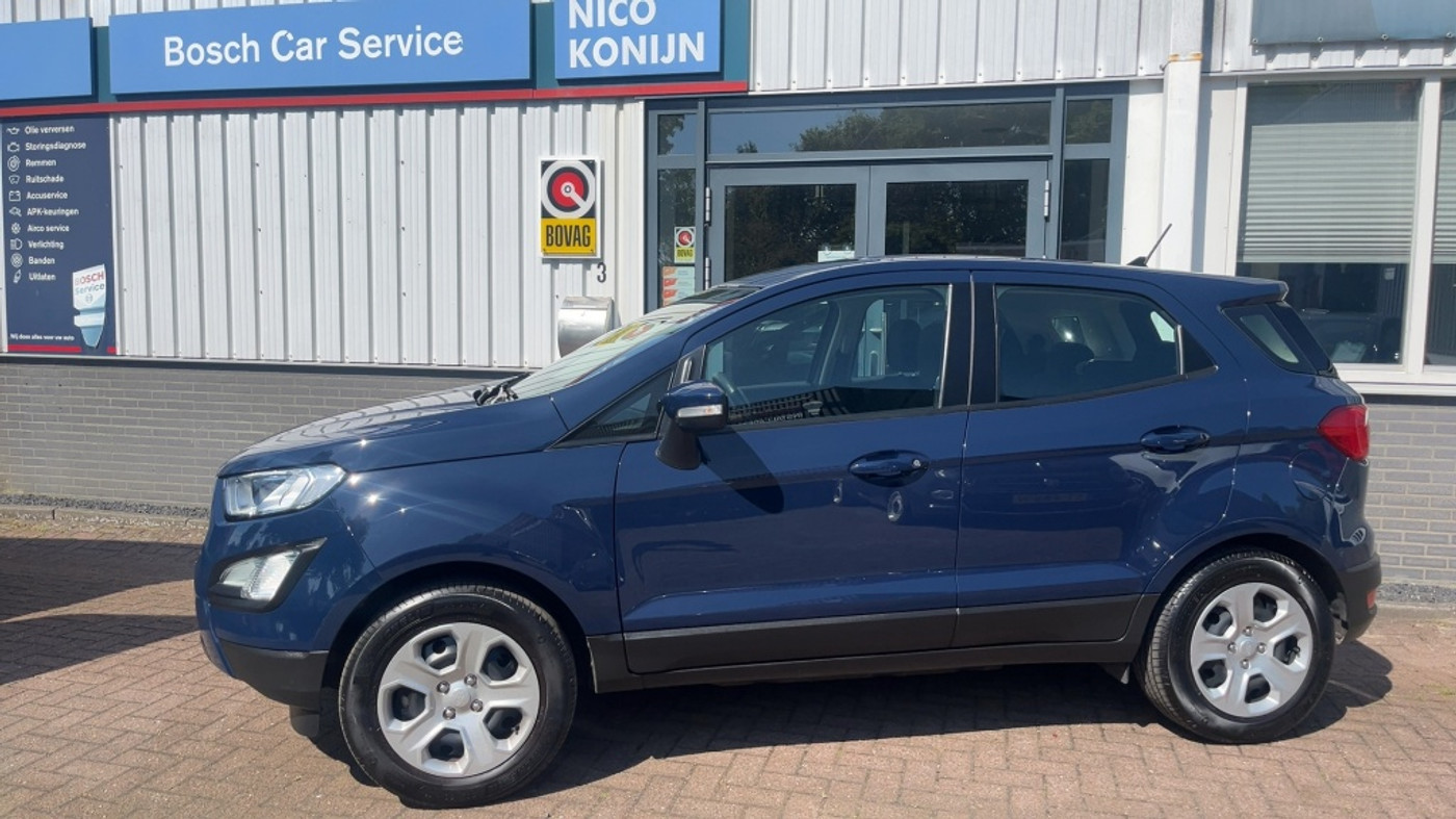 Ford Ecosport 1.0 EB Connected Navi, Cruise, Trekhaak 2020 - voorkant