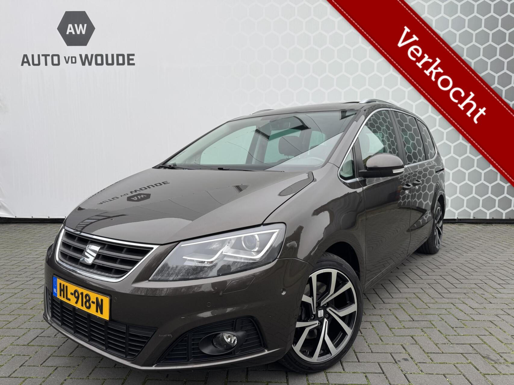 Seat Alhambra 1.4 TSI Style Panoramadak elek schuifdeur trekhaak 2015 - voorkant
