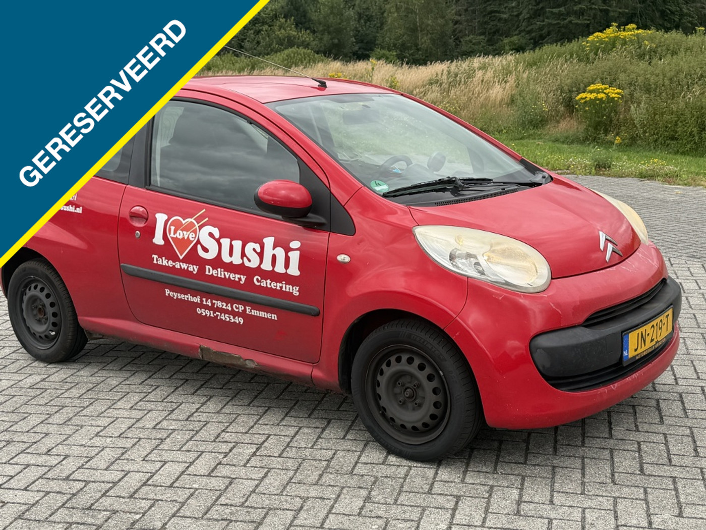 Citroen Citroen C1 1.0-12V AIRCO APK:04-2027 LELIJKE VIEZE AUTO 2008 - voorkant