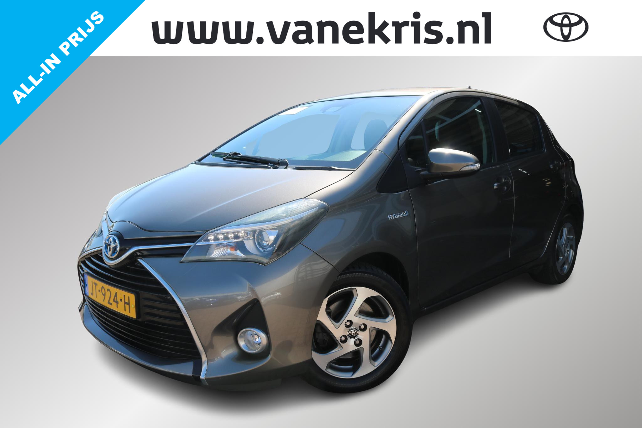 Toyota Toyota Yaris Hybrid 1.5 Hybrid Trend, Trekhaak, Safety Sense! 2016 - voorkant