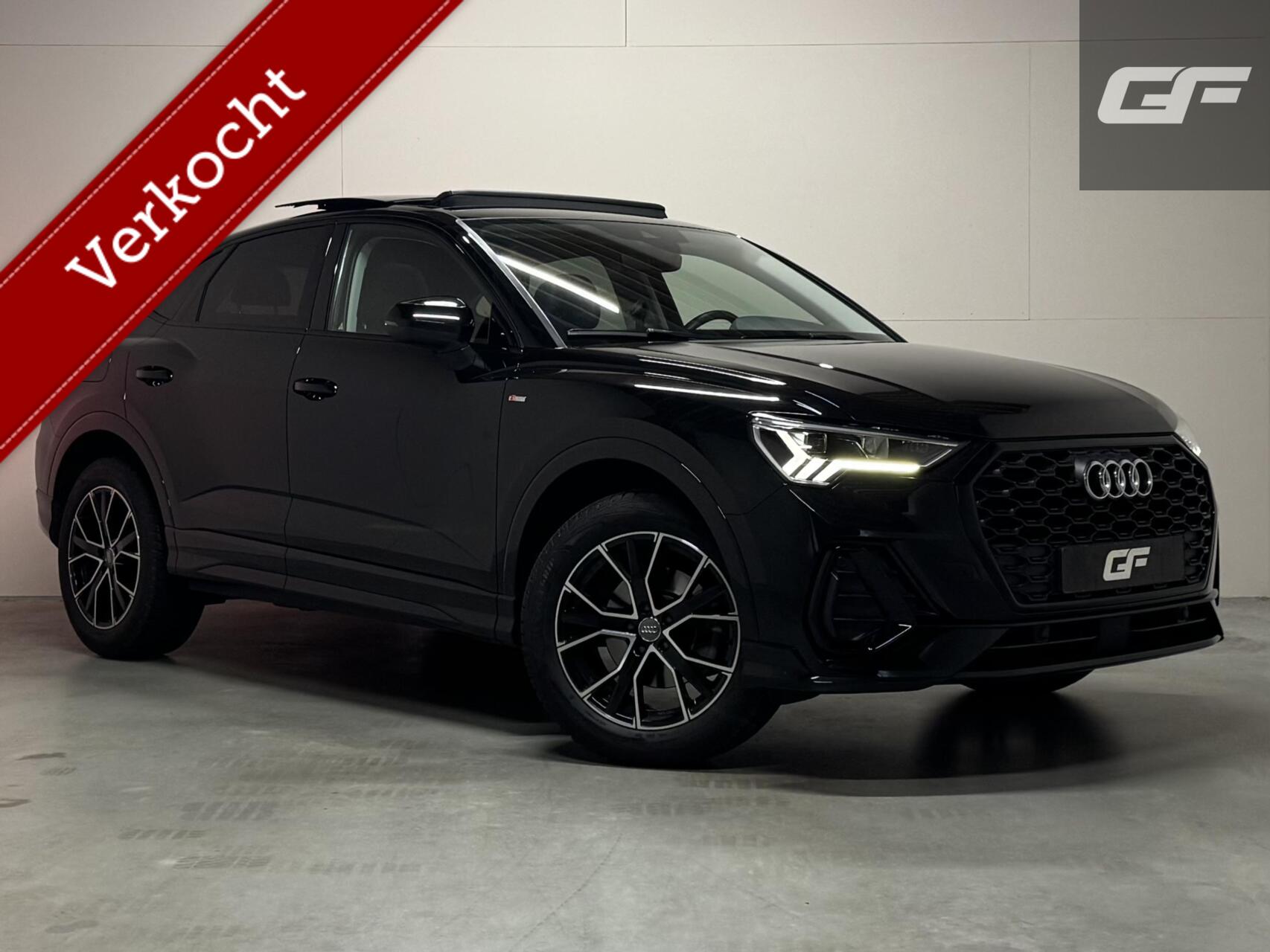 Audi Q3 Sportback 35 TFSI S-Line Black Edition Pano Carplay Camera ACC Trekh. 2020 - voorkant