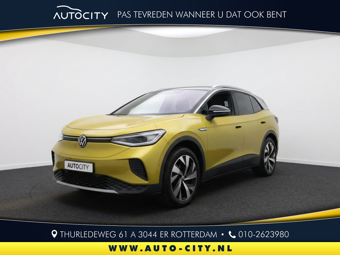 Volkswagen Id.4 Pro 150 KW Pro Performance 77kWh 1st Edition Warmtepomp l Trekhaak l ACC 2020 - voorkant