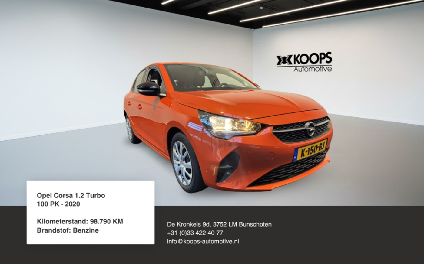 Opel Corsa 1.2 Edition 2020 - voorkant