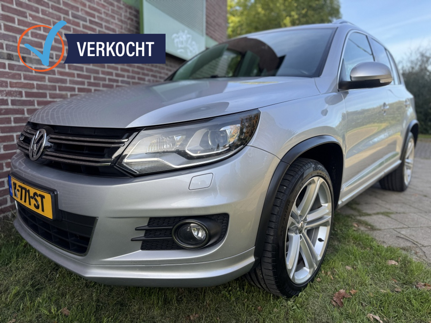 Volkswagen Tiguan 1.4 TSI R-line*2012*Cruise|Ecc|Leder|Xenon|Nav 2012 - voorkant