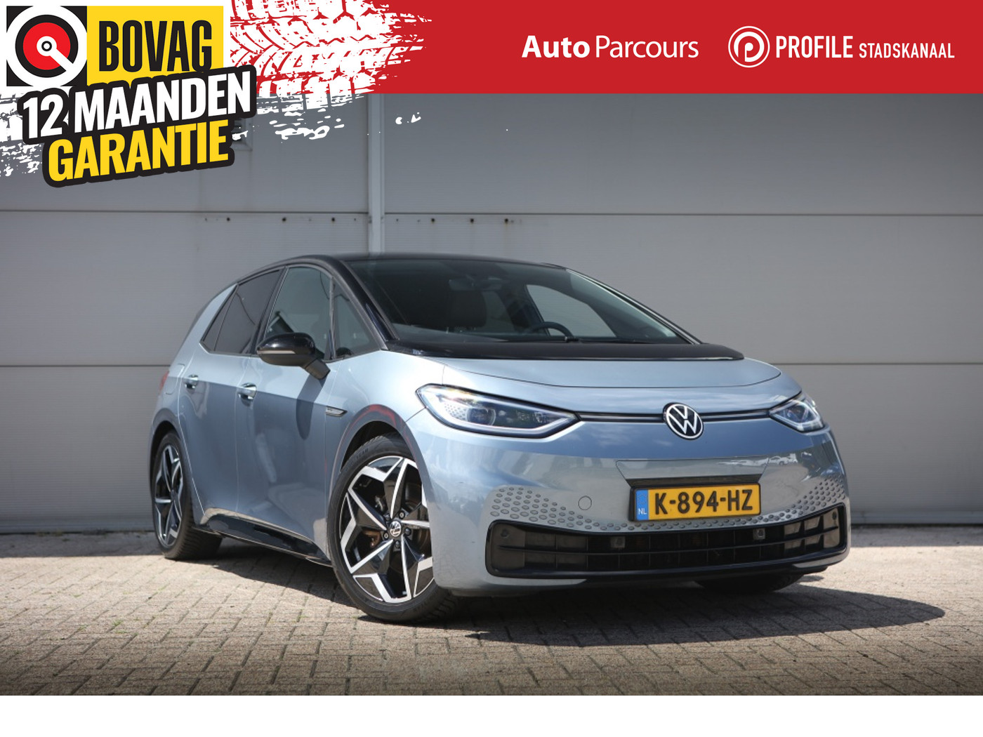 Volkswagen Id.3 Pro 150 KW Business Pro 58 kWh | Leer | IQ-Light | SoH 90,86% | 2020 - voorkant