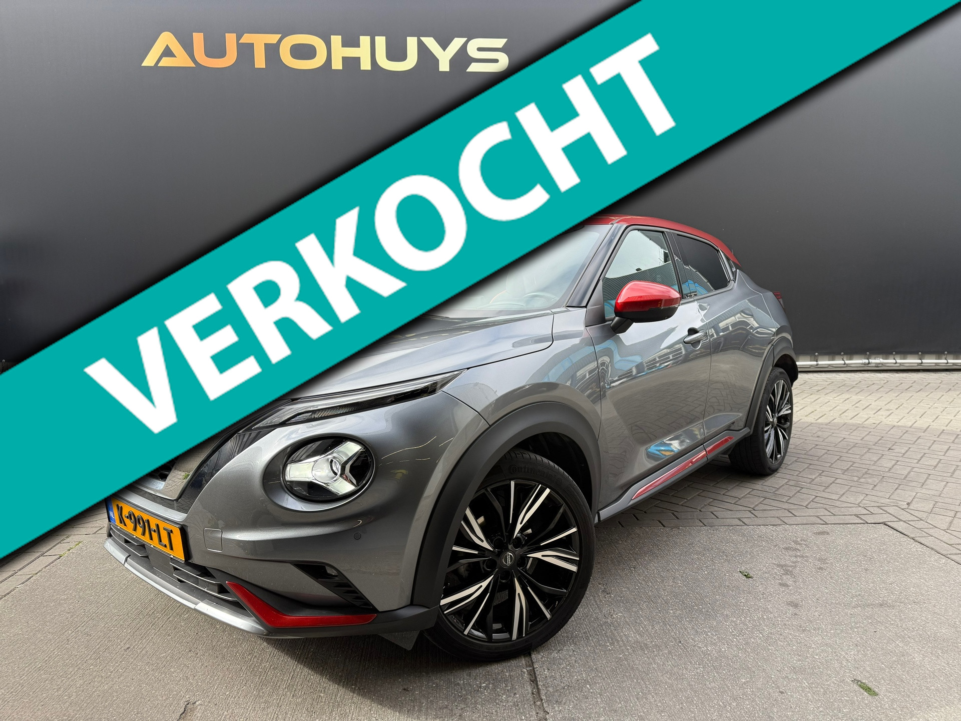Nissan Nissan Juke 1.0 DIG-T N-Design Leer Automaat 360 Sport+ 2021 - voorkant