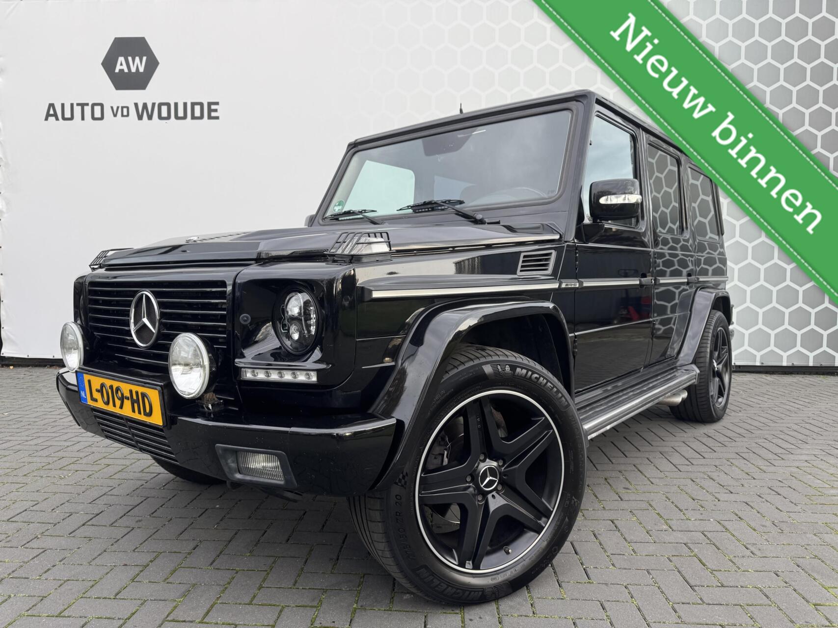 Mercedes-Benz G-klasse AMG G55 5.5 V8 Compressor 565PK Youngtimer Schuifdak Trekhaak 2004 - voorkant