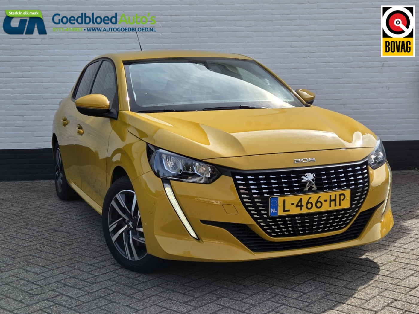 Peugeot 208 1.2 100 PK Blue Lease Allure | Keyless | LED | Carplay 2021 - voorkant