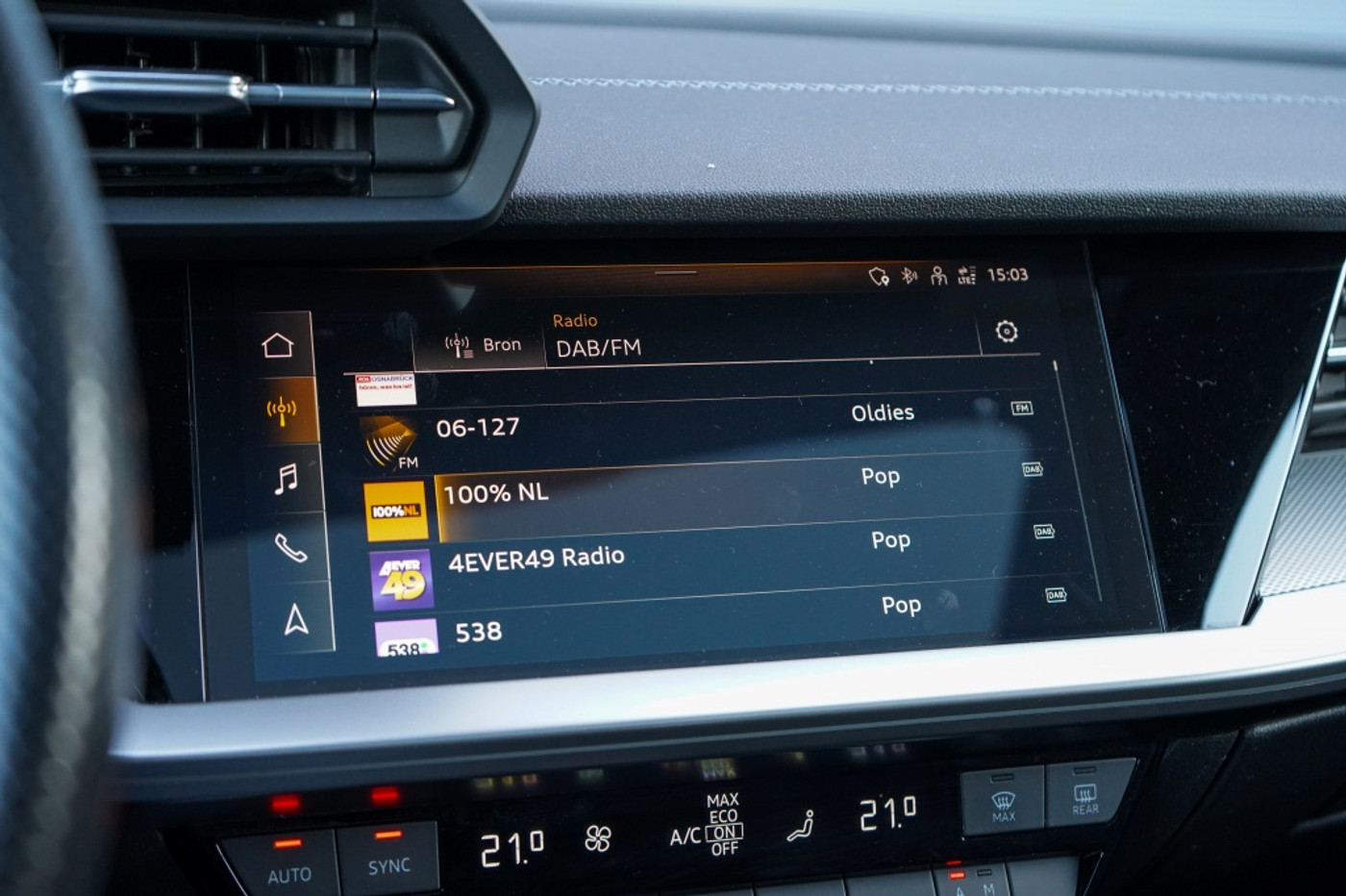 Foto van Audi A3 Sportback