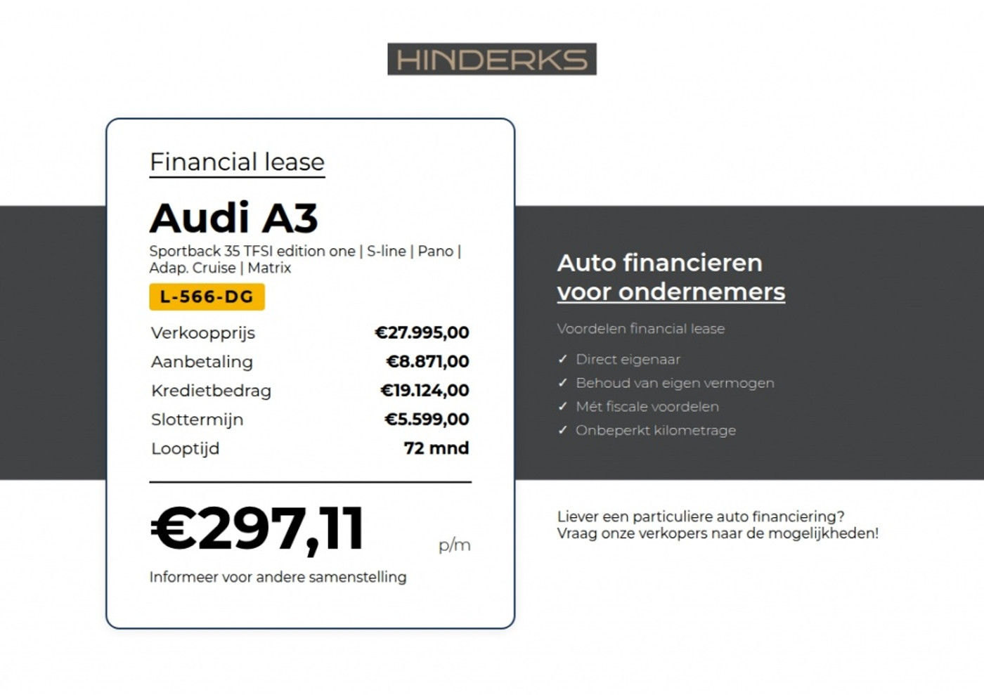 Foto van Audi A3 Sportback