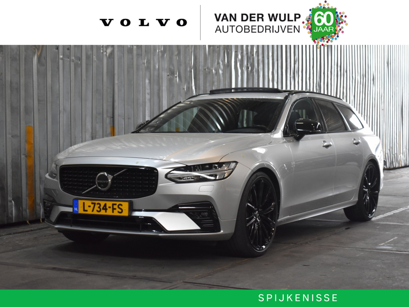 Volvo V90 B4 197PK R-Design | Trekhaak | Schuifdak | 360 | Headup | 2021 - voorkant