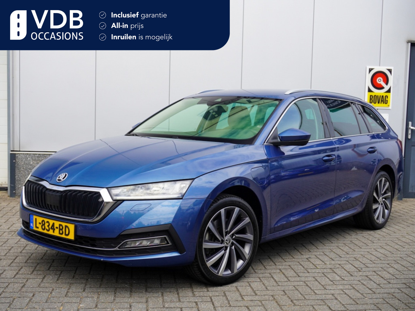 Skoda Octavia 1.4 TSI iV BnsEdPlus 204PK | Trekhaak | Stuur&Stoel verwarm.| Blind Spot | NAP 2021 - voorkant