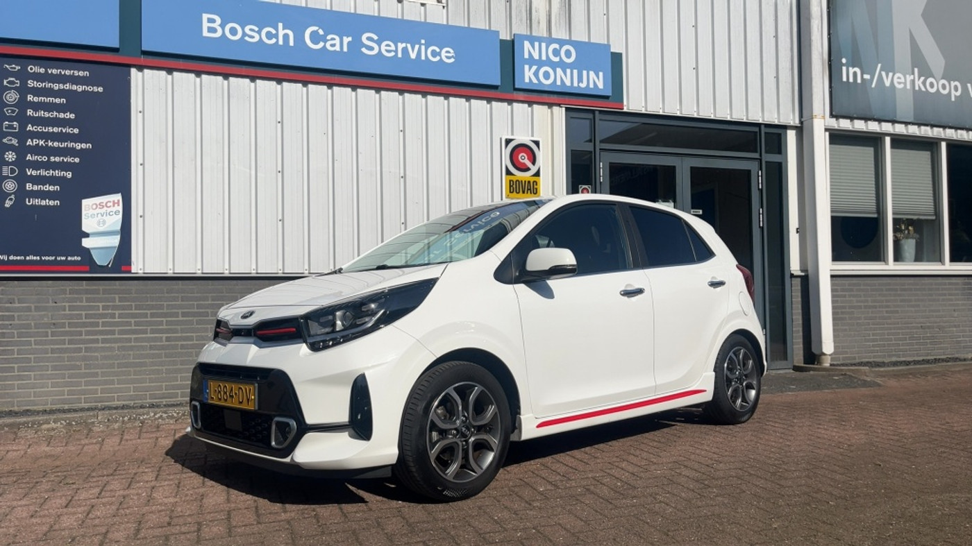Kia Picanto 1.0 DPi GT-Line NAVi, PDC, Leder 2021 - voorkant