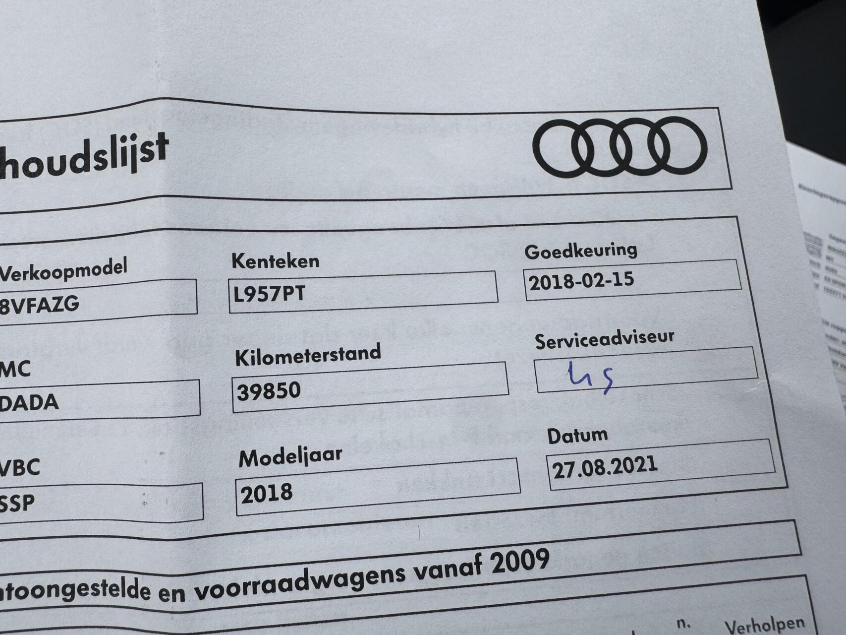 Foto van Audi A3 Sportback