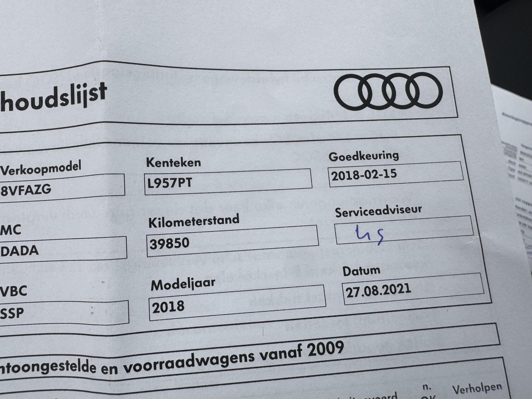 Foto van Audi A3 Sportback