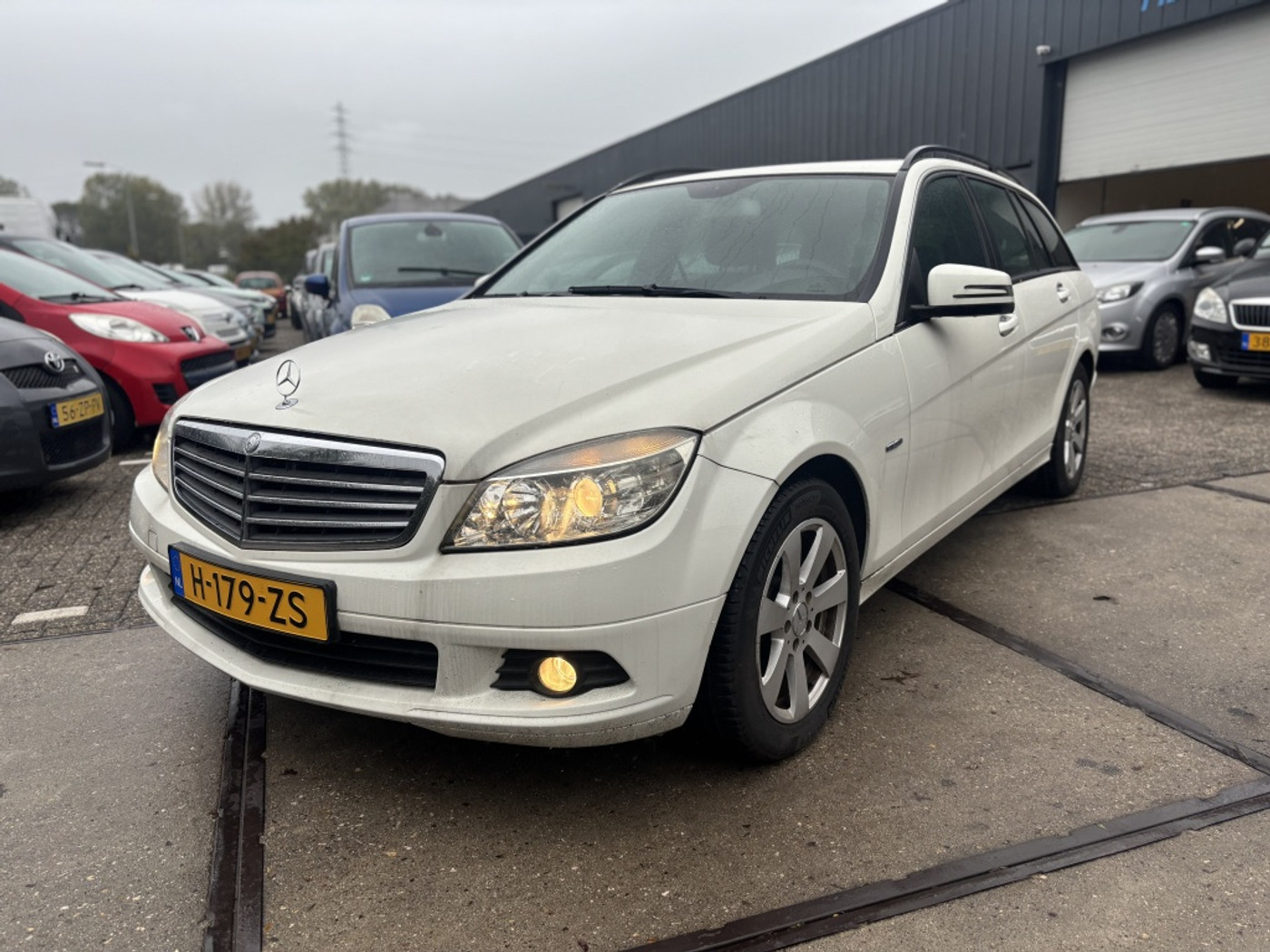 Mercedes-Benz C 180 Kompressor 180 K BlueE. AUTOMAAT! APK! 2009 - voorkant