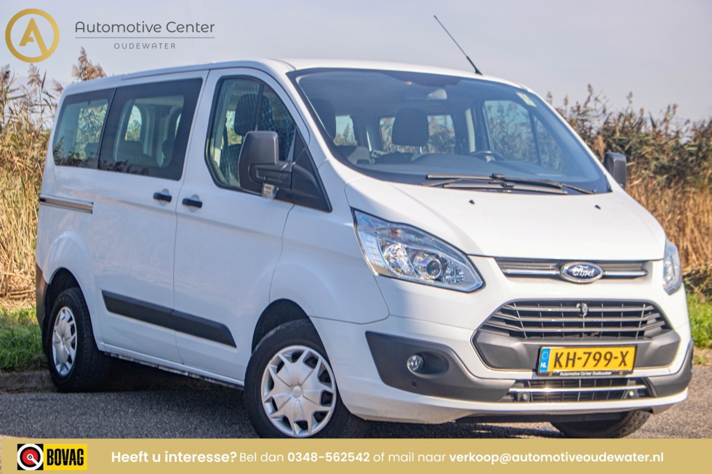 Ford Transit Custom 310 2.0 TDCI L1H1 Tr | 9 PERSOONS | PDC V EN A | CRUISE | AIRCO 2016 - voorkant