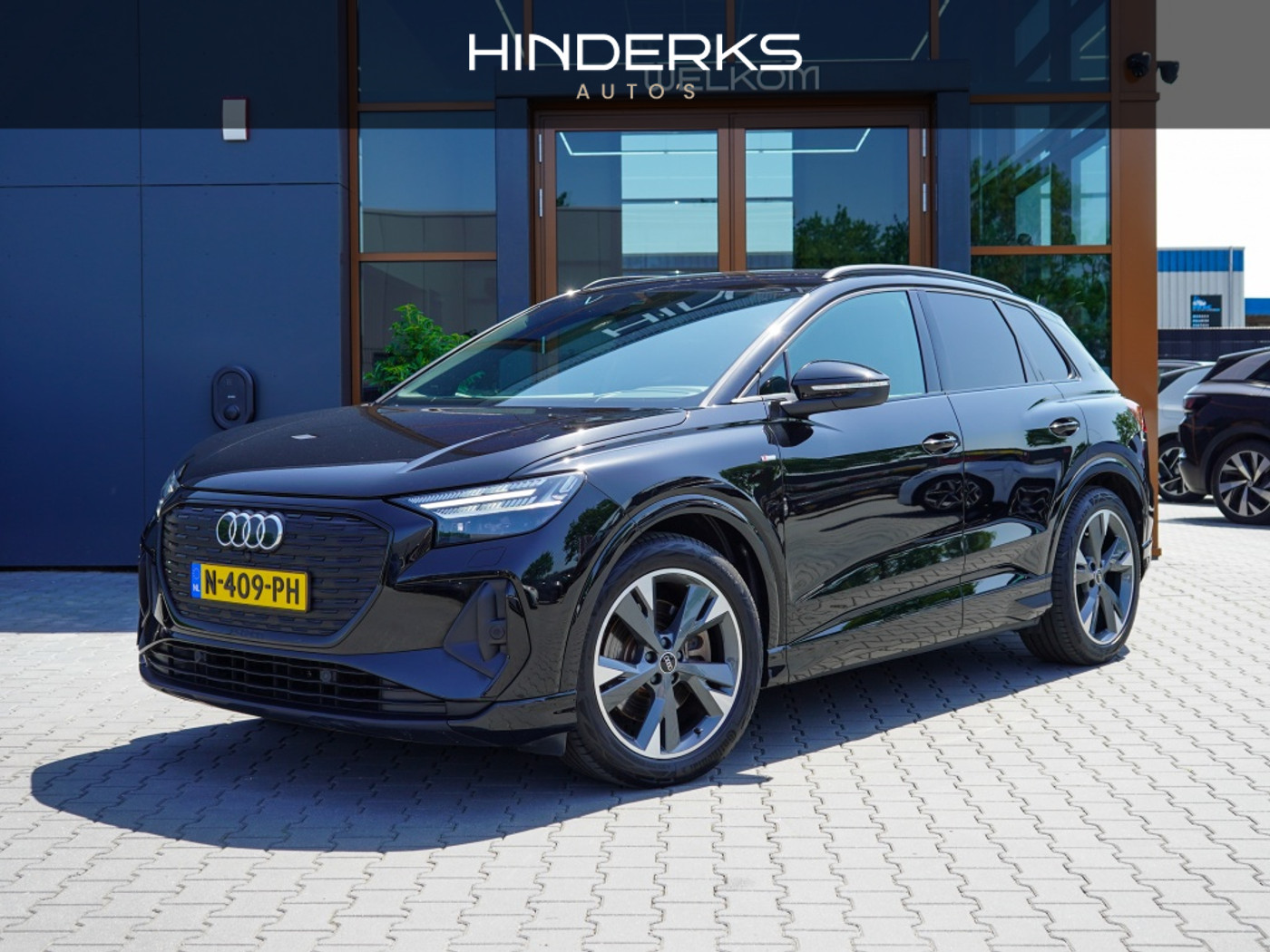 Audi Q4 40 E-tron 40 S-Line Comp 77 kWh | 95,45% SOH | Sonos | Headup | Camera | A 2021 - voorkant
