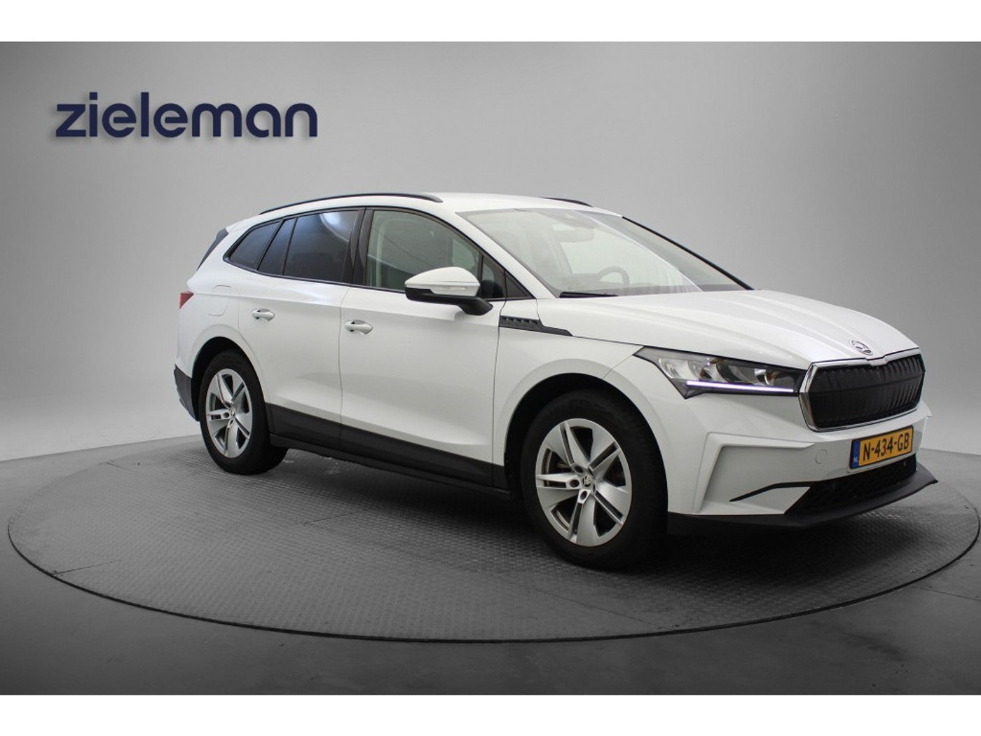 Skoda Enyaq Iv IV 60 - Carplay, Half Leer, Camera, Navi, Stoelverwaming, Cruise SOH 91,04% 2021 - voorkant
