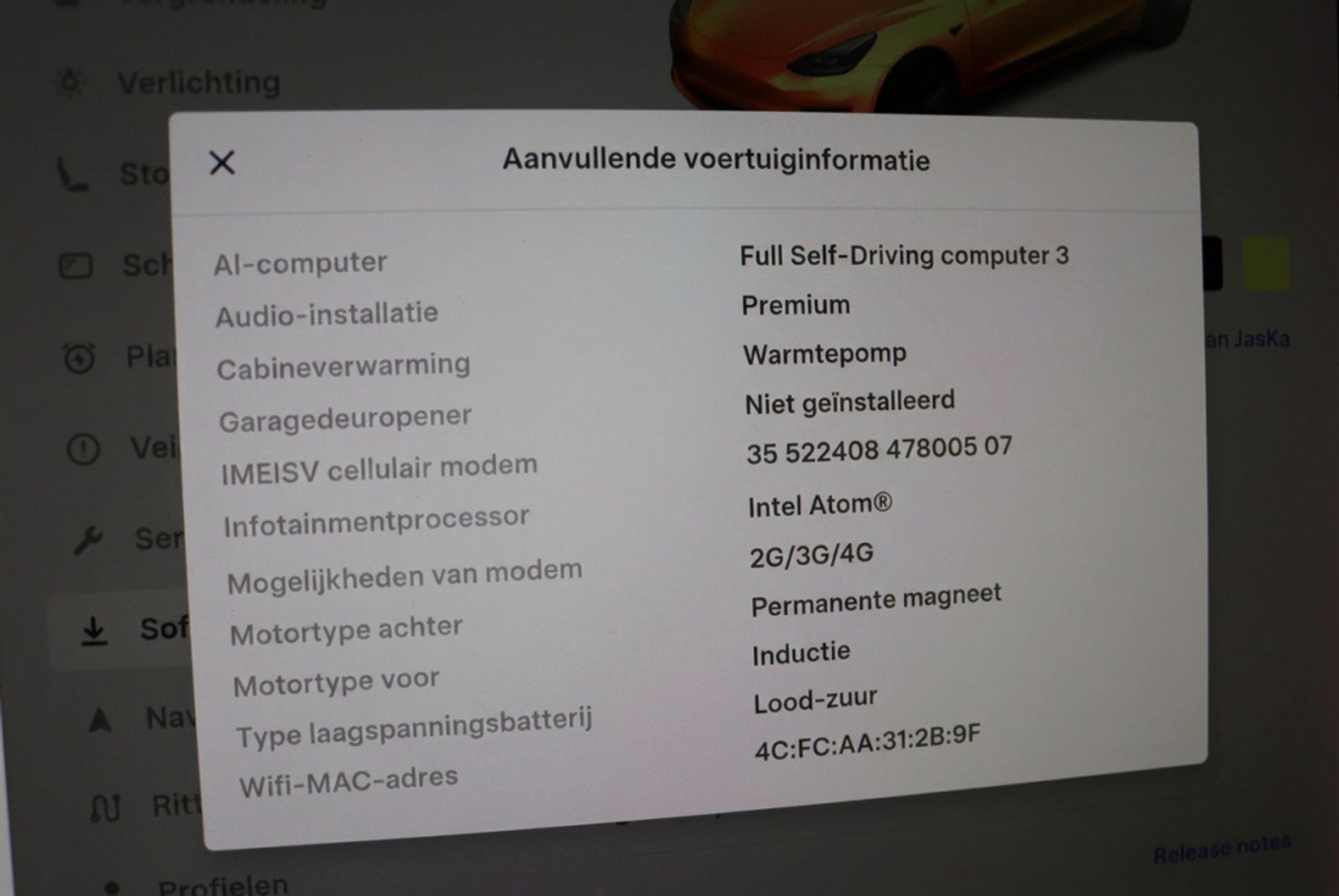 Foto van Tesla Model 3