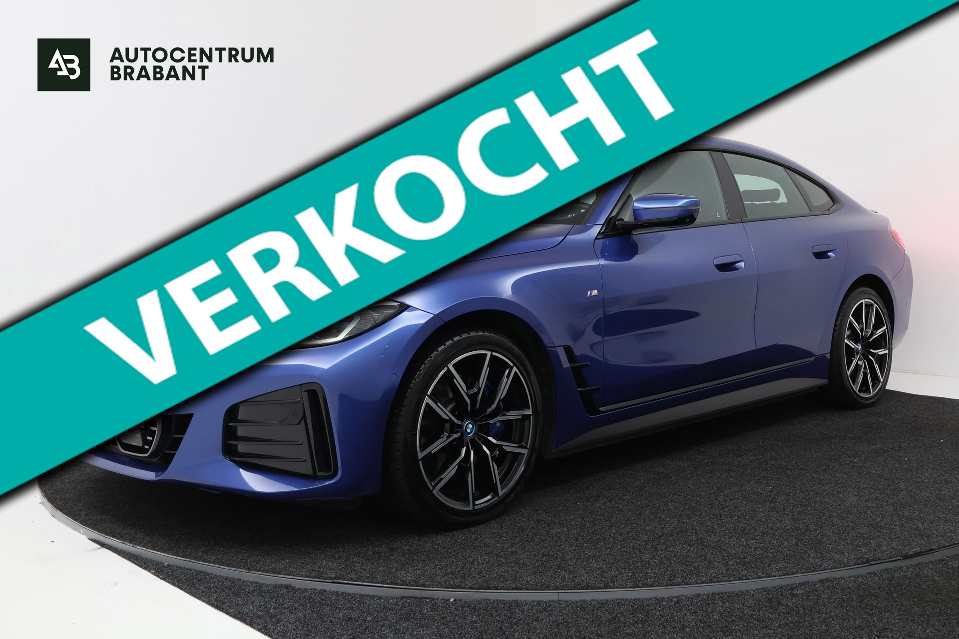 BMW I4 Edrive40 EDrive40 High Executive 84 kWh M-pakket( 1e Eig, Dealer OndH, Panorama, 360 Camera, Addpt Cruise, StoelV, Etc) 2021 - voorkant