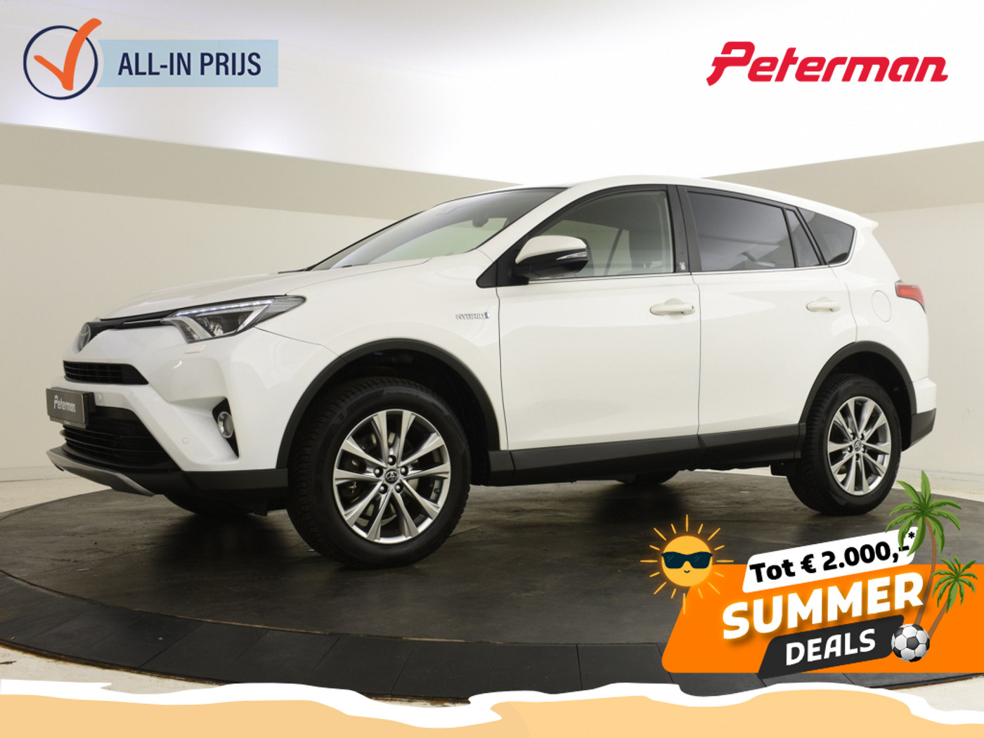 Toyota Toyota Rav4 2.5 Hybrid Style | Elektr. a. klep | Trekhaak | PDC | Keyless 2018 - voorkant