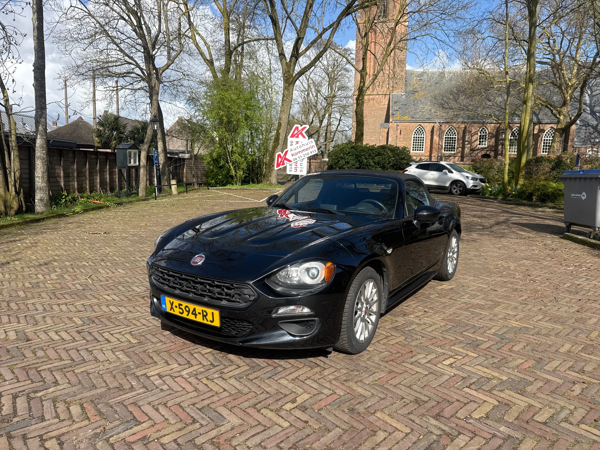 Fiat 124 Spider 1.4 MultiAir Turbo Lusso 2017 - voorkant
