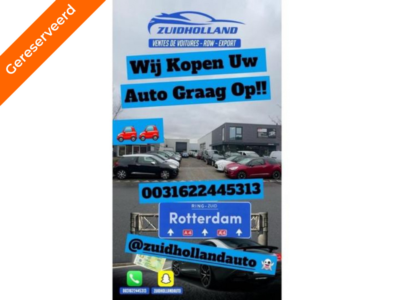 Renault Clio Wij kopen Uw Renault Graag Op! 2011 - voorkant