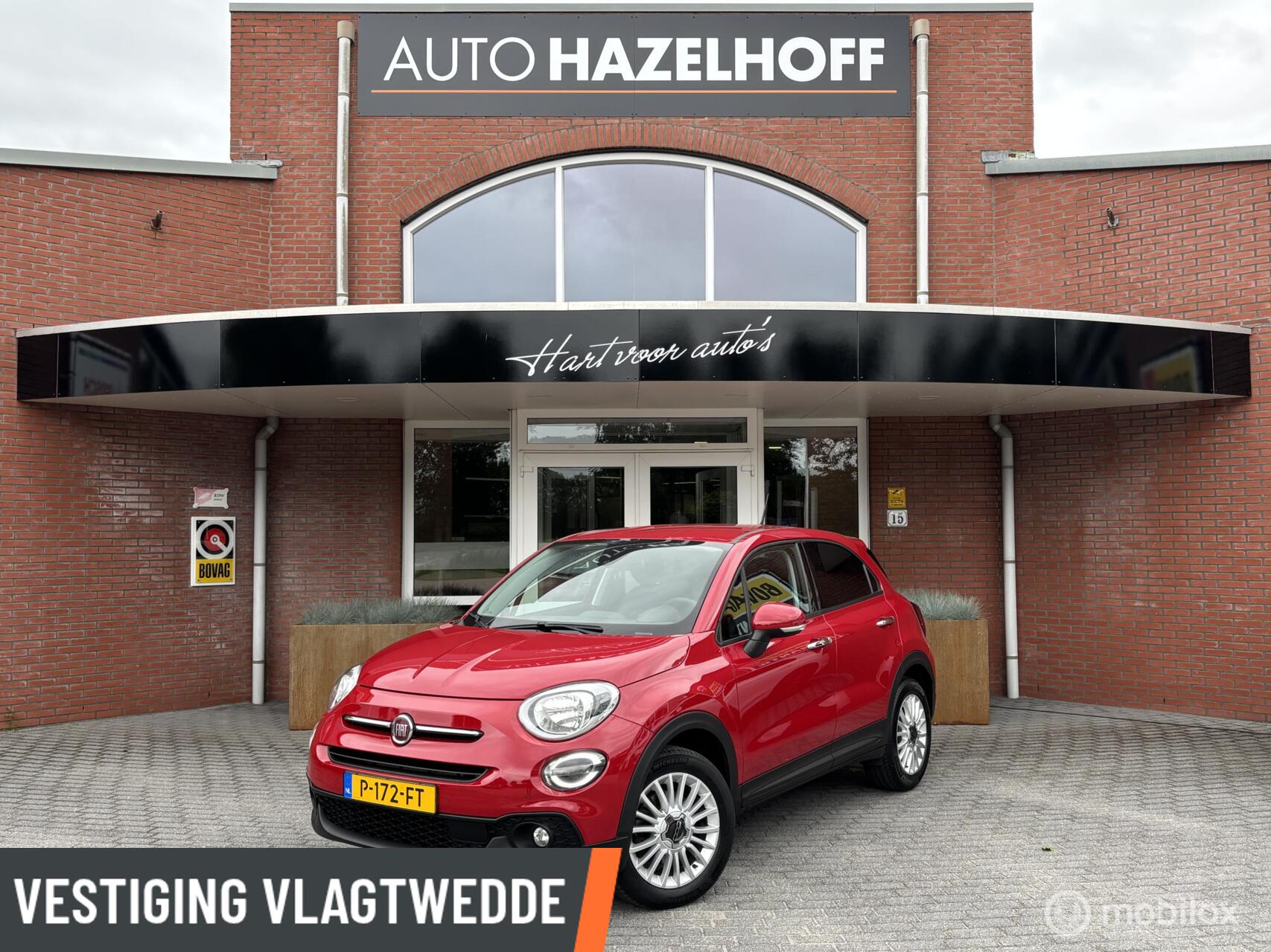 Fiat Fiat 500x 1.3 FireFly Turbo 150 Connect Automaat | PDC V+A | Camera | Bluetooth | Airco | Cruise Con 2022 - voorkant