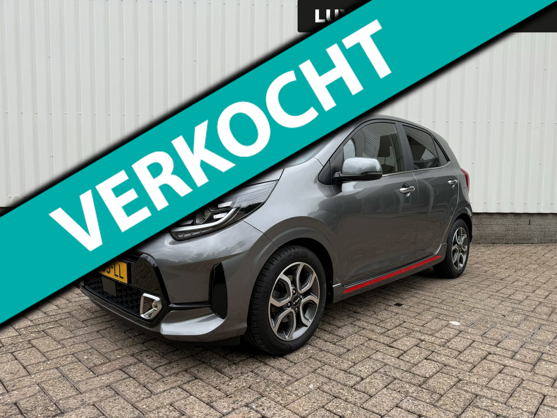 Kia Picanto 1.0 DPi GT-Line CarPlay, Leder, Tot 10jr Kia-garantie, Camera, NAP 2022 - voorkant