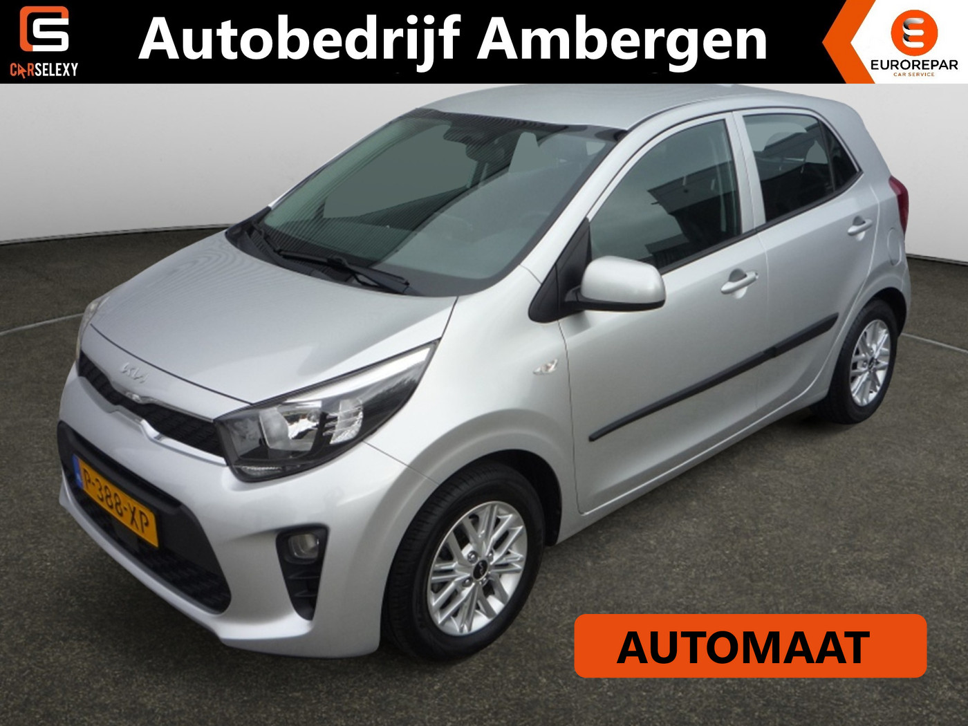 Kia Picanto 1.0 DPi (67Pk) Dynamic-Line Cruise Camera Apple Carplay Géén Afl 2022 - voorkant