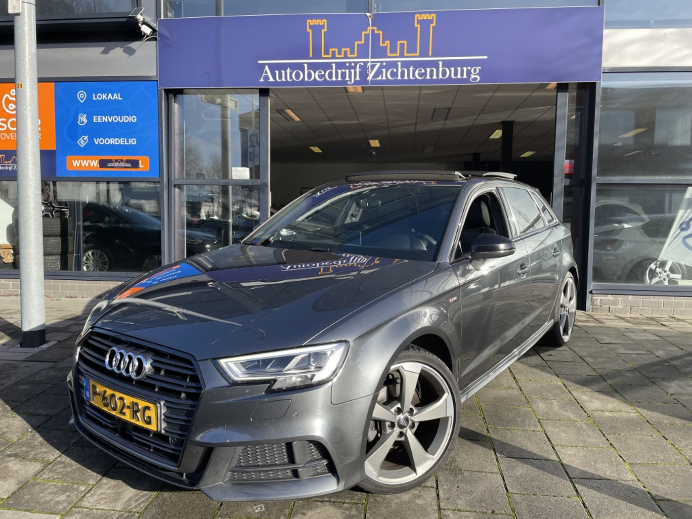 Audi A3 Sportback 1.5 TFSI CoD Sport S Line Edition 2018 - voorkant