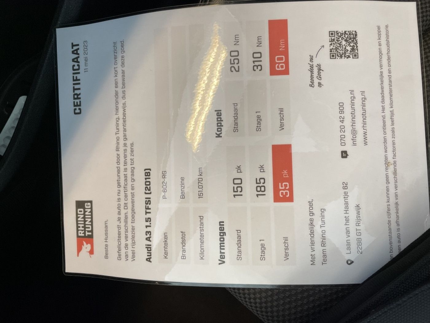 Foto van Audi A3 Sportback