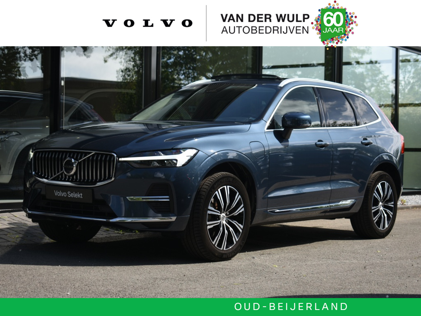 Volvo Xc60 T8 455pk AWD [Long Range] Inscription | SOH 98% | Schuifdak | Tr 2022 - voorkant