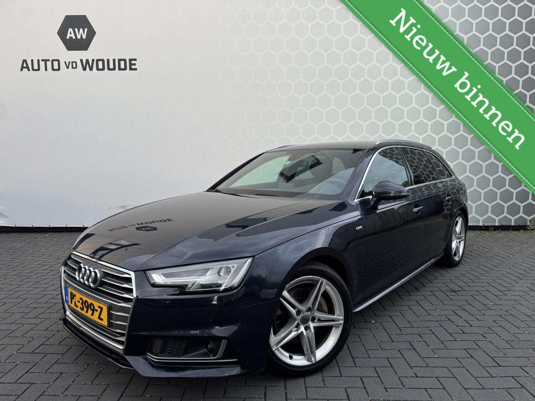 Audi A4 Avant 2.0 TDI Sport Sline black edition Trekhaak NAP 2017 - voorkant