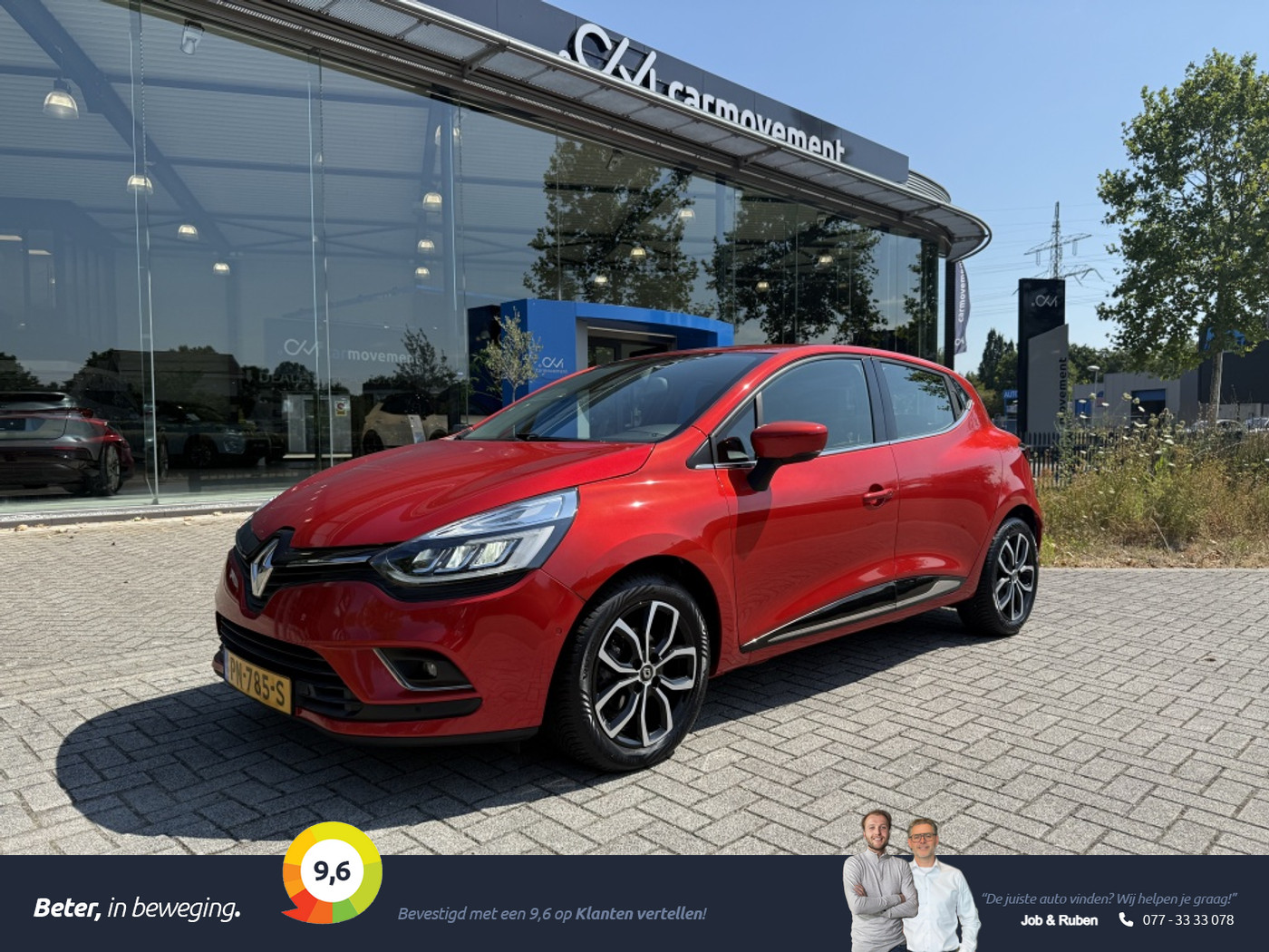 Renault Clio 0.9 TCe Intens | Navi | Afn trekhaak | NL auto | Camera | half leder 2017 - voorkant