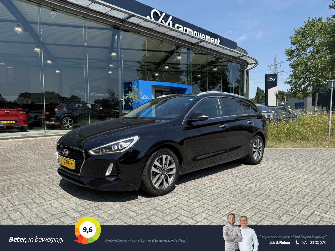 Hyundai I 30 1.4 T-GDI Premium | Navi | Camera | Clima | Half leder! 2017 - voorkant