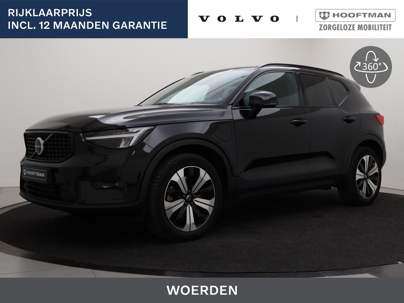 Volvo XC40 T4 PLUG-IN HYBRID ULTIMATE DARK SCHUIFDAK 19INCH HARMAN KARDON 2022 - voorkant