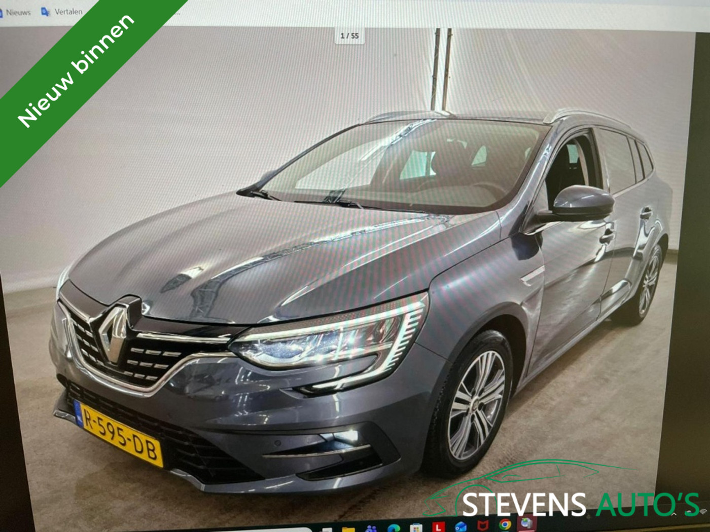 Renault Megane 1.3 TCe Intens 140PK NAVI / 1.2 LEER / CLIMA / CRUISE / LMV 2022 - voorkant