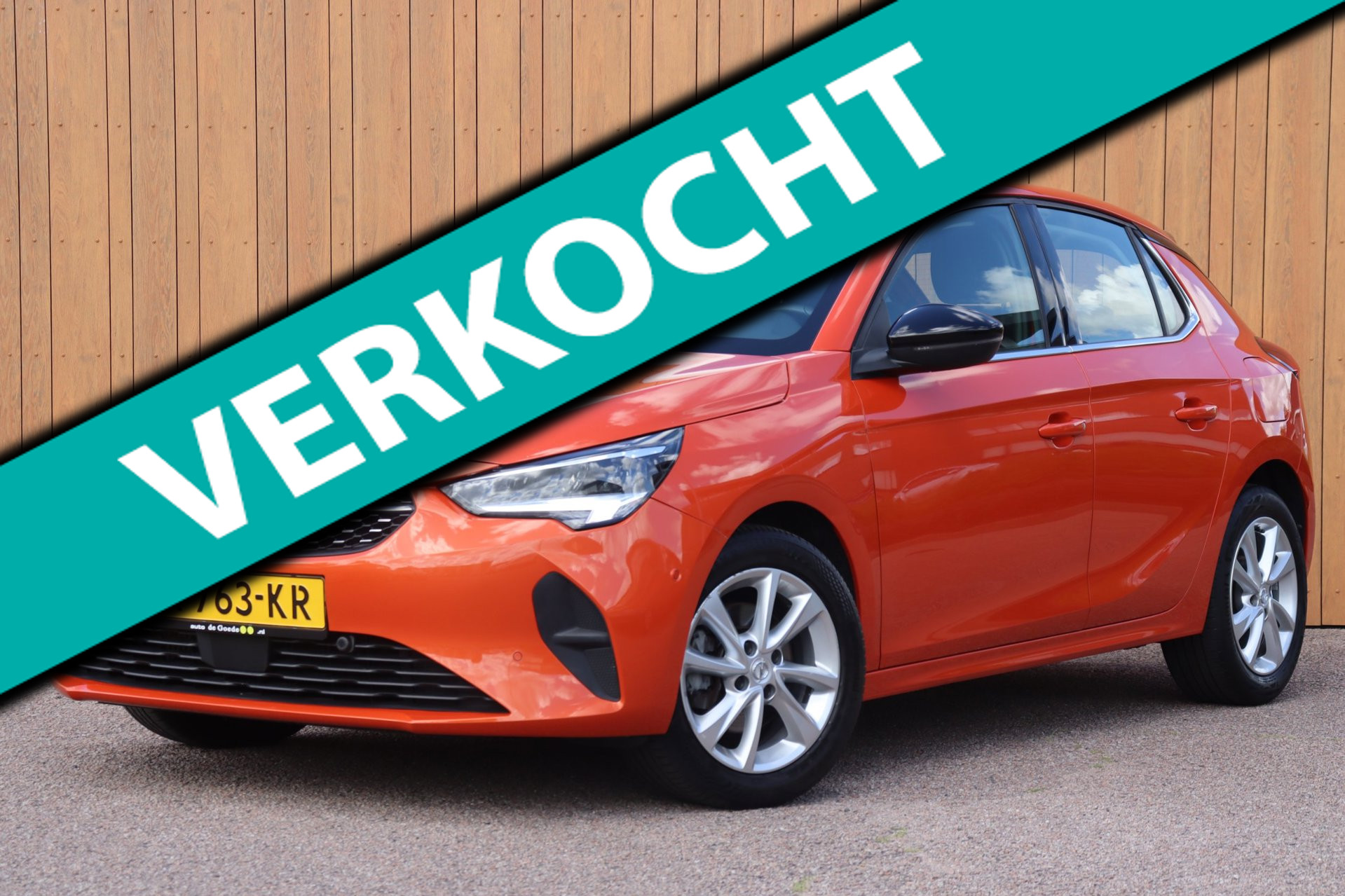 Opel Corsa 1.2Turbo Elegance org.NL camera h.leer 2022 - voorkant