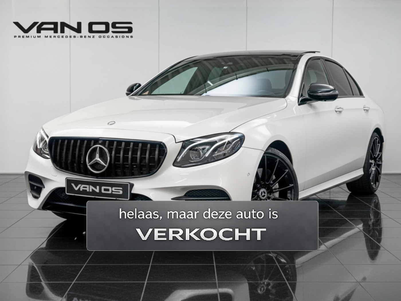 Mercedes-Benz E-klasse 200 Business Solution AMG 2016 - voorkant