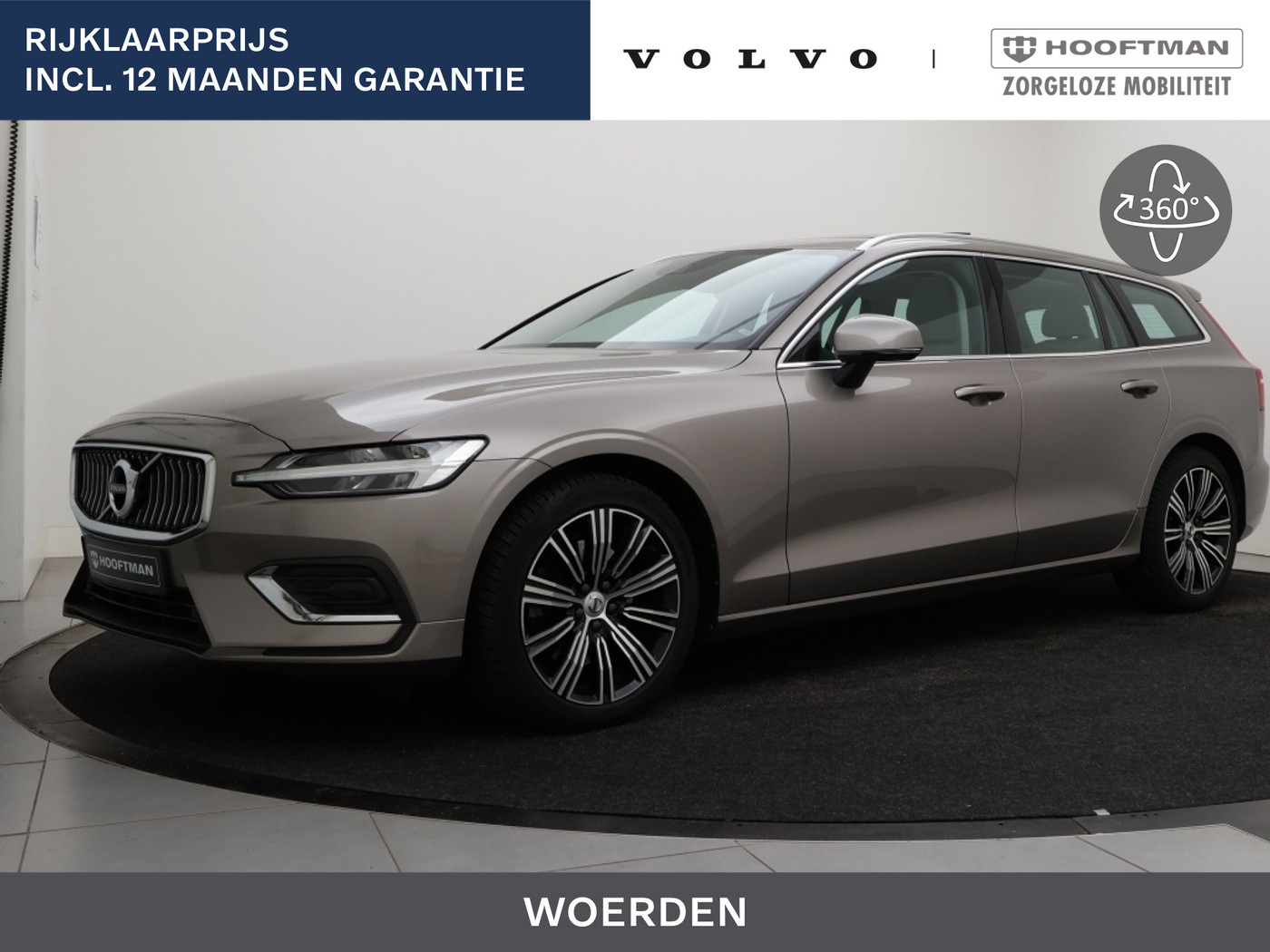 Volvo V60 B3 AUT(8) INSCRIPTION SCHUIFDAK ACC BLIS HARMAN KARDON CAMERA 2022 - voorkant
