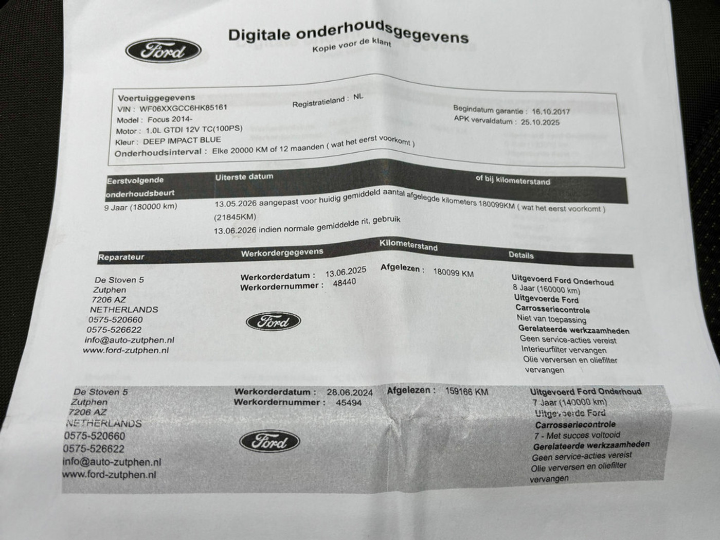 Foto van Ford Focus