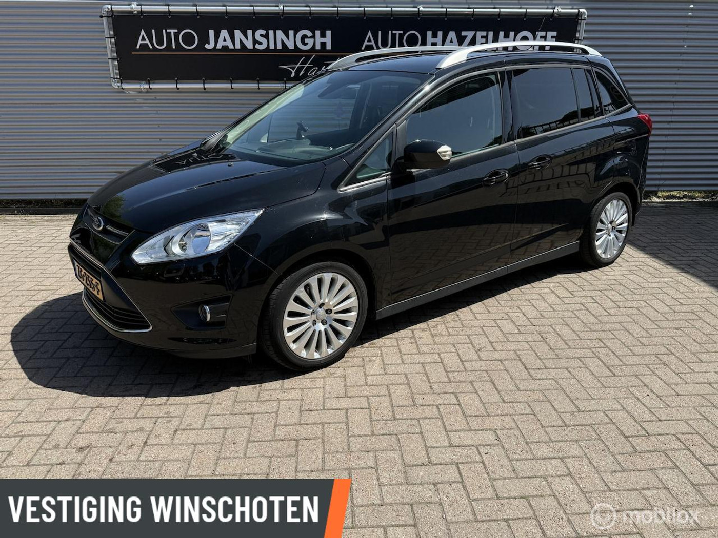 Ford Grand C-max 1.0 Edition Plus | Clima | Cruise | LM Velgen | Voorruitverwarming | Trekhaak | Privacy Gl 2015 - voorkant