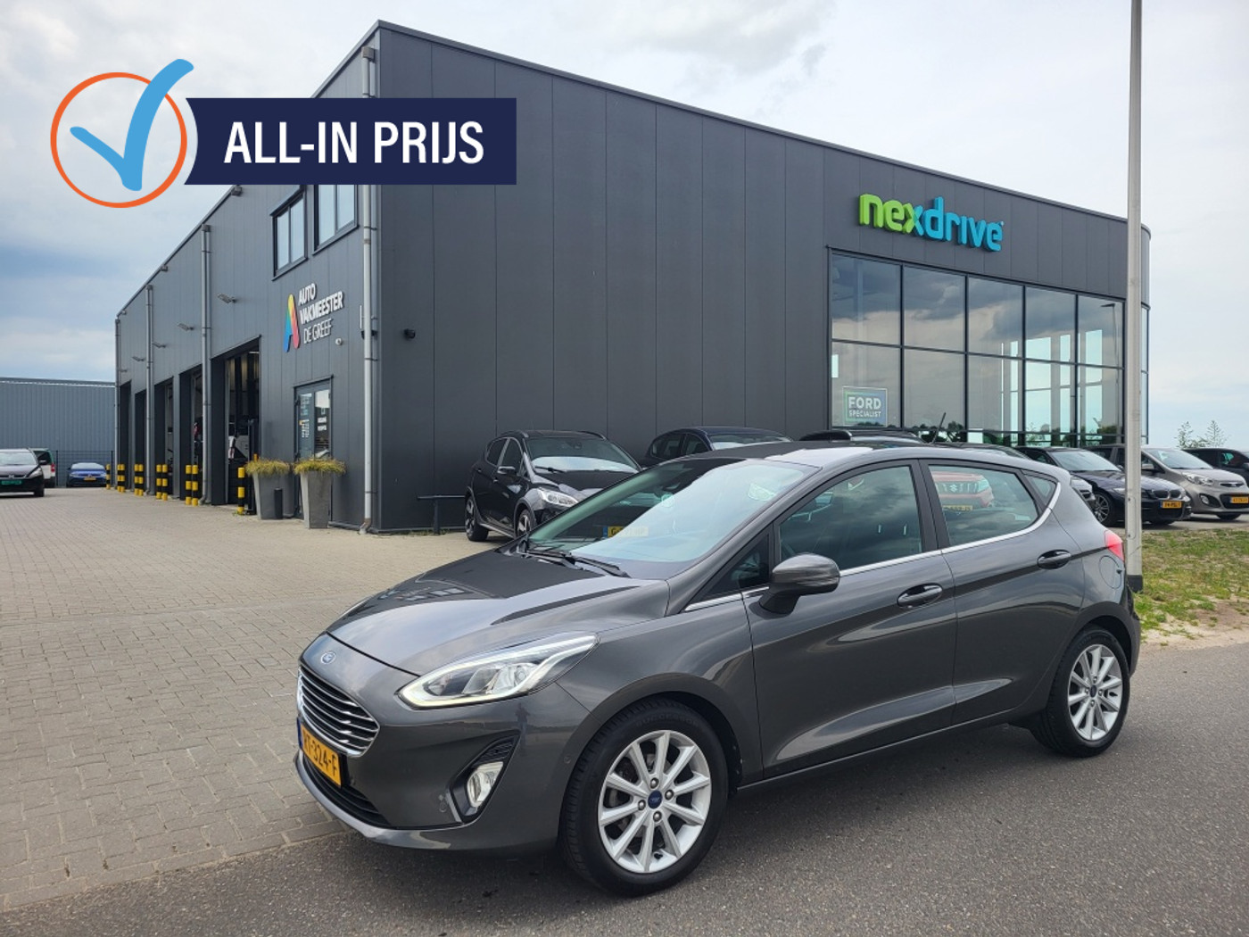 Ford Fiesta 1.0 Ecoboost 100 pk. Titanium Winterpack Camera 2018 - voorkant