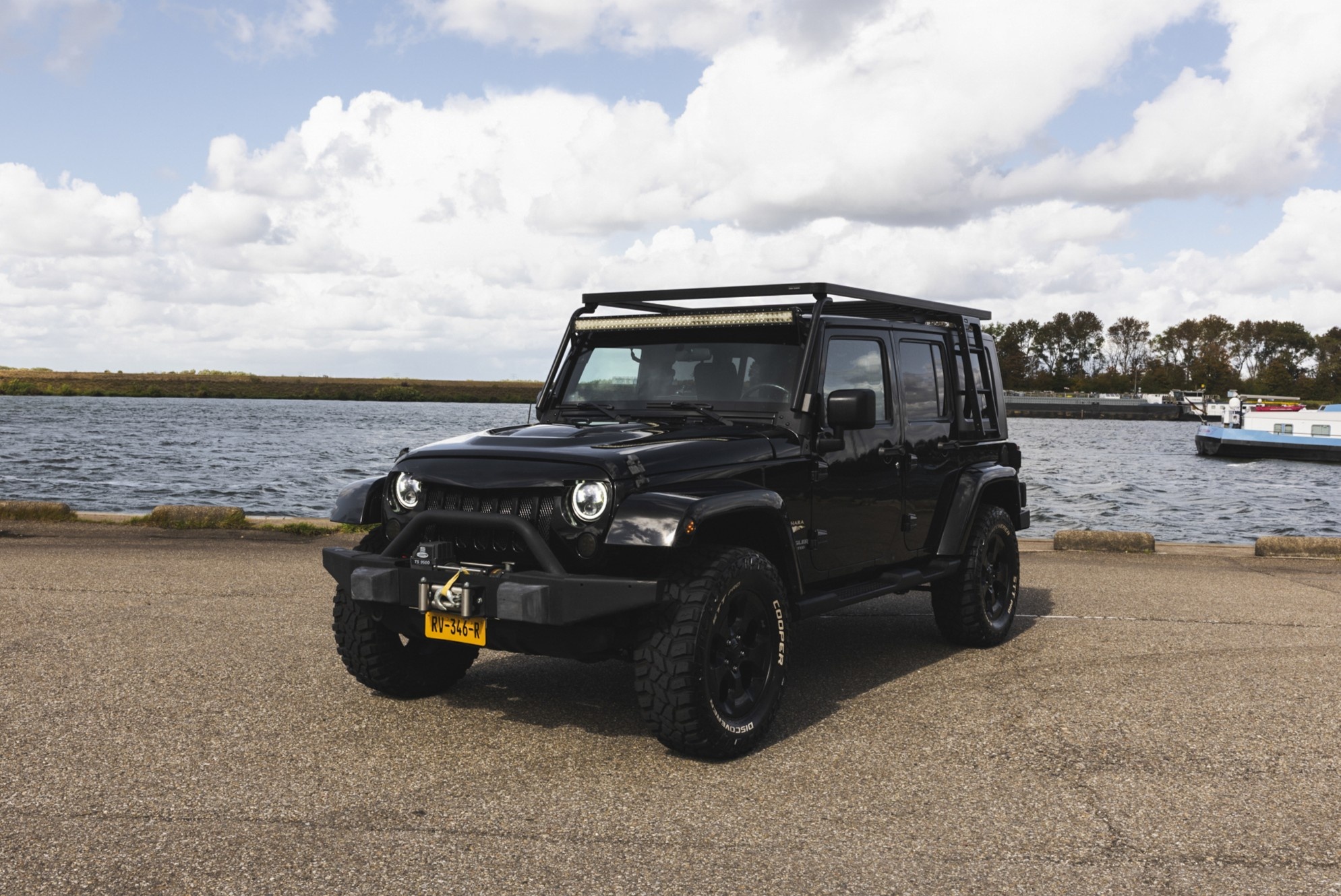 Jeep Wrangler Unlimited 2.8 CRD Rubicon 2009 - voorkant