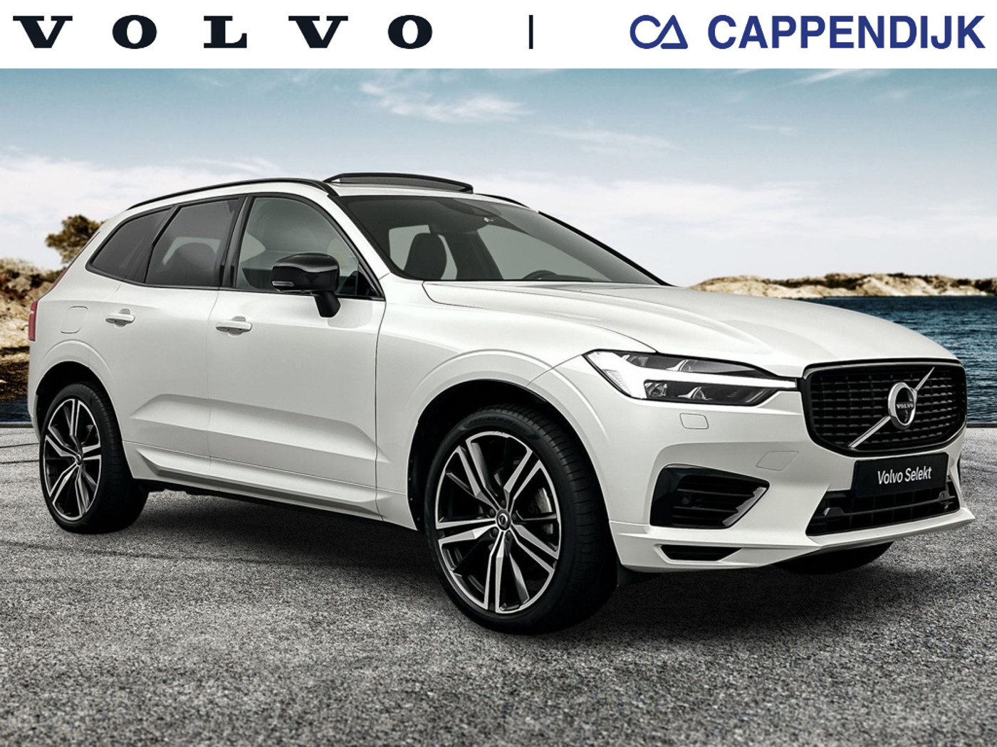 Volvo Xc60 T8 390PK Recharge R-Design| Pano| 360Camera| Trekhaak| H&K Sound 2021 - voorkant